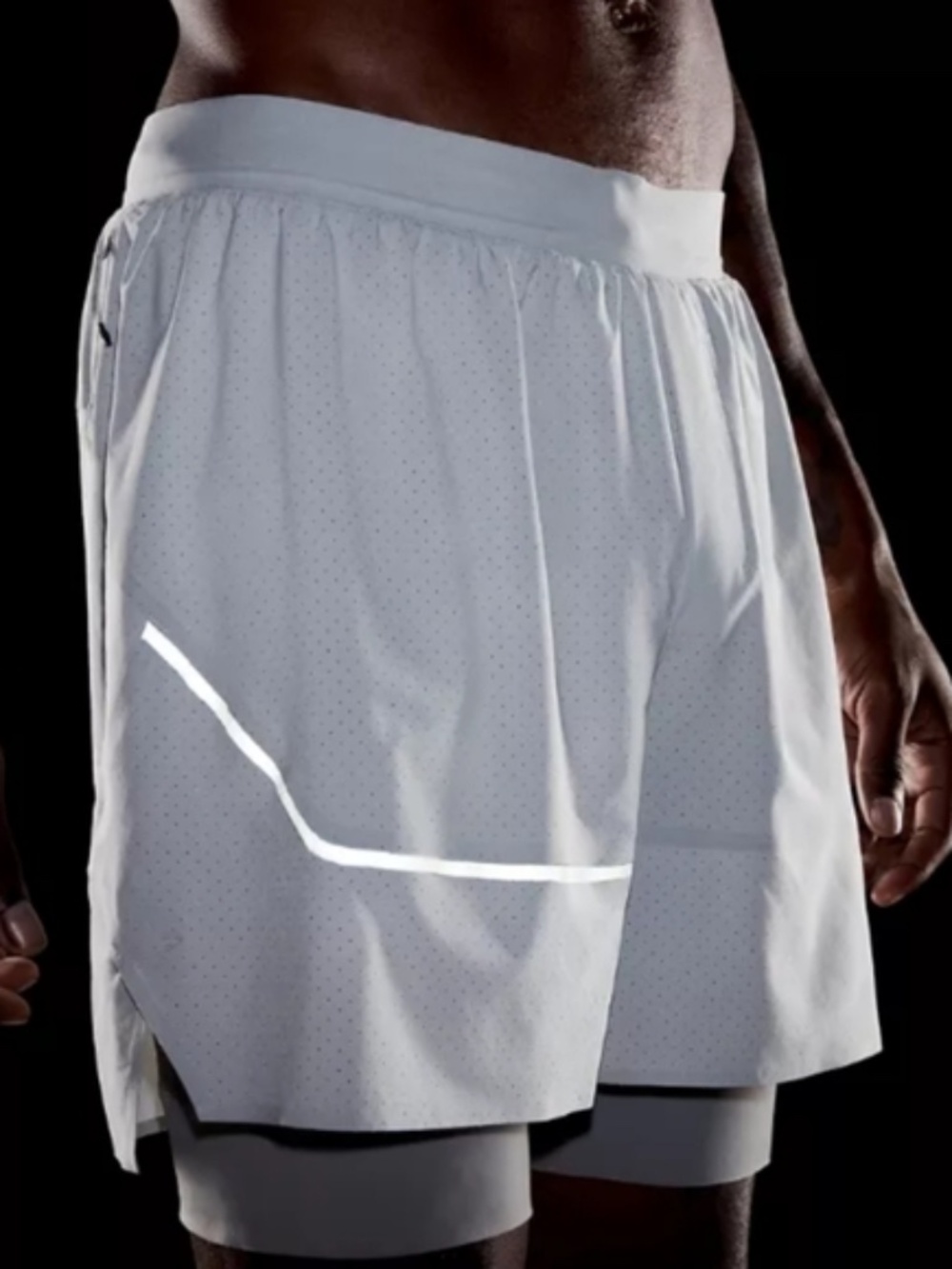 Lululemon Surge 6” Lined Shorts Vapor Gull Grey Men’s Small 30” Waist